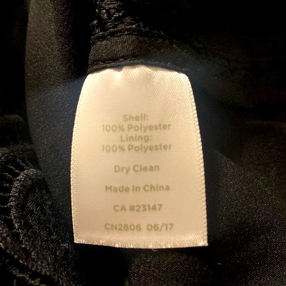 RSVP by Talbots Black Flounce-Sleeve Lace Dress - Picture 9 of 10